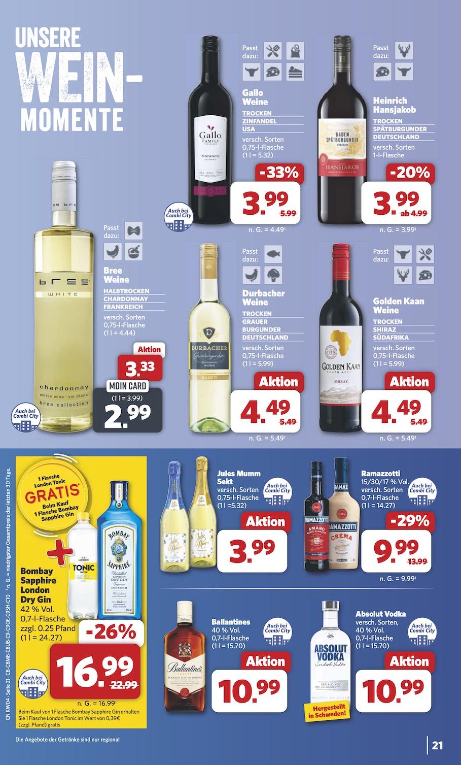 Combi Aktueller Prospekt ab Montag Seite 22