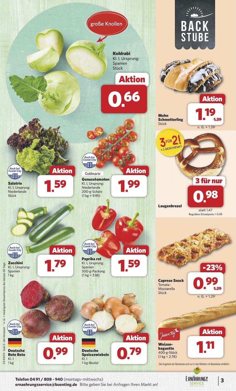 Combi Aktueller Prospekt ab Montag Seite 3