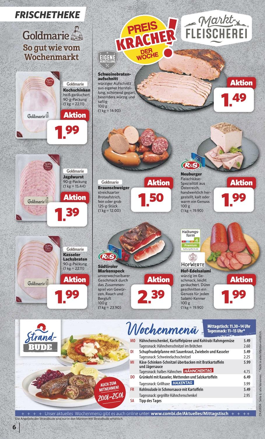 Combi Aktueller Prospekt ab Montag Seite 6