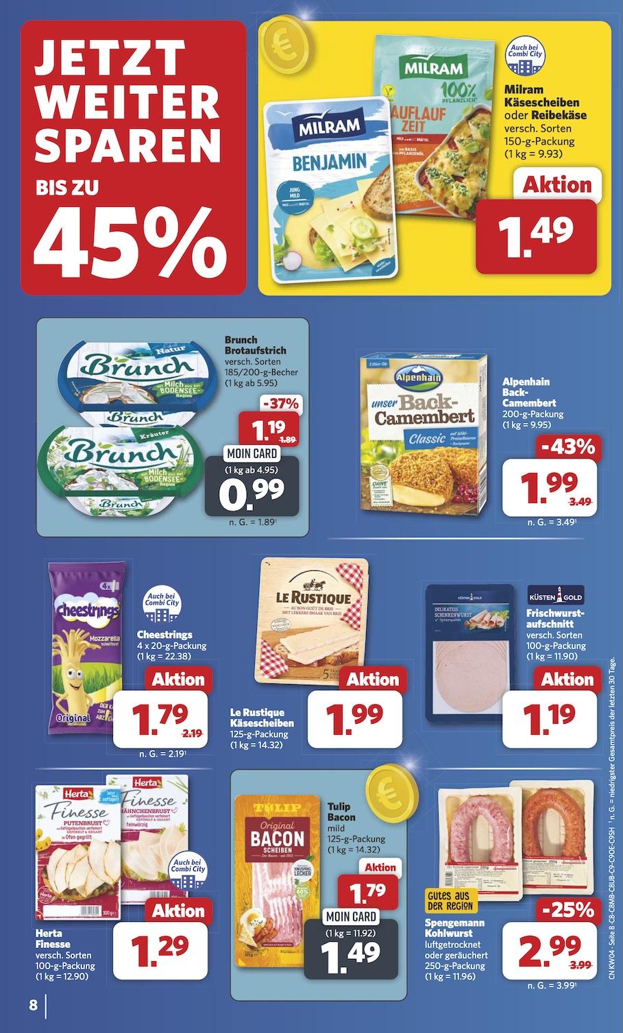 Combi Aktueller Prospekt ab Montag Seite 8