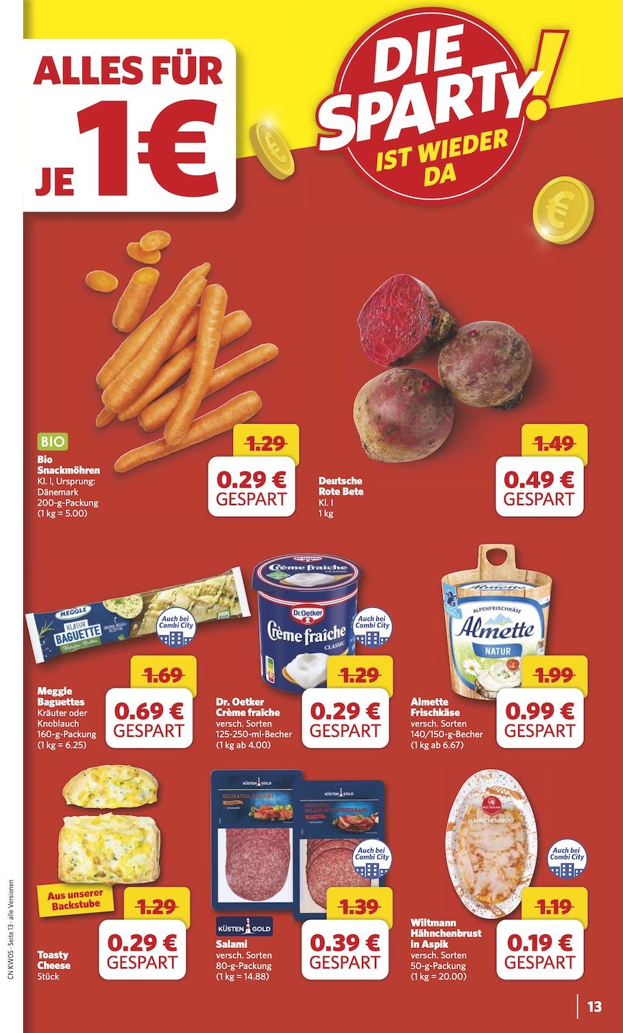 Combi Aktueller Prospekt ab Montag Seite 13