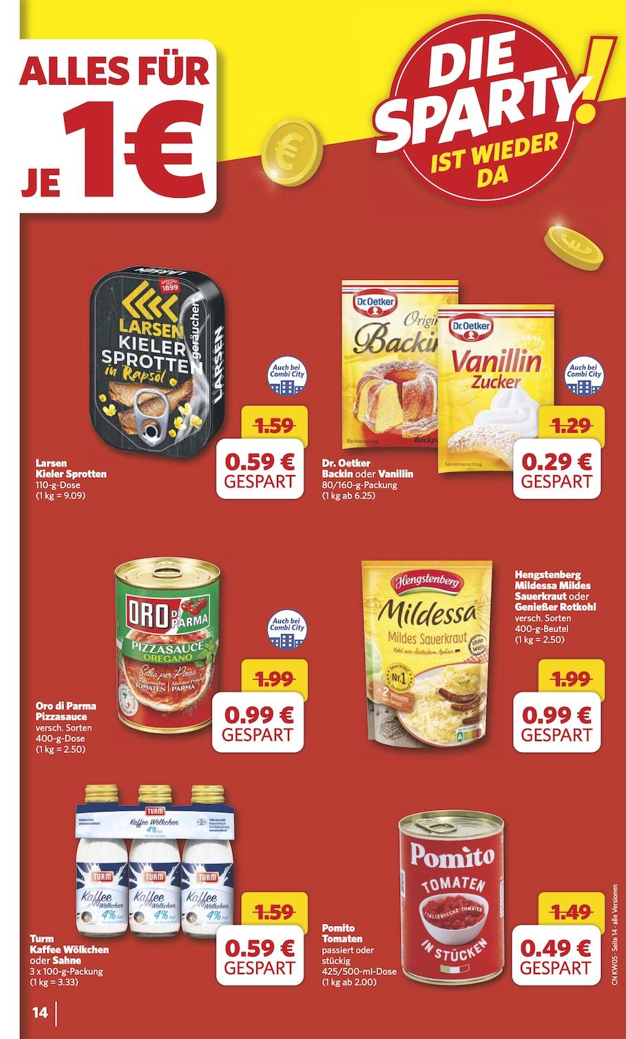 Combi Aktueller Prospekt ab Montag Seite 14