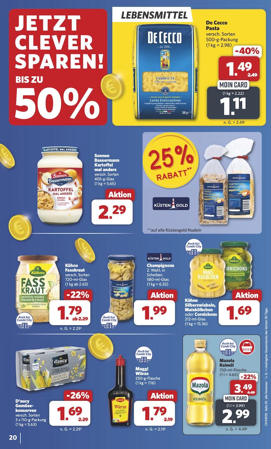 Combi Aktueller Prospekt ab Montag Seite 20
