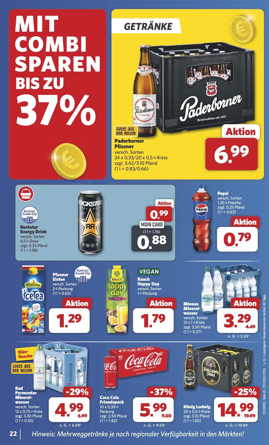 Combi Aktueller Prospekt ab Montag Seite 22