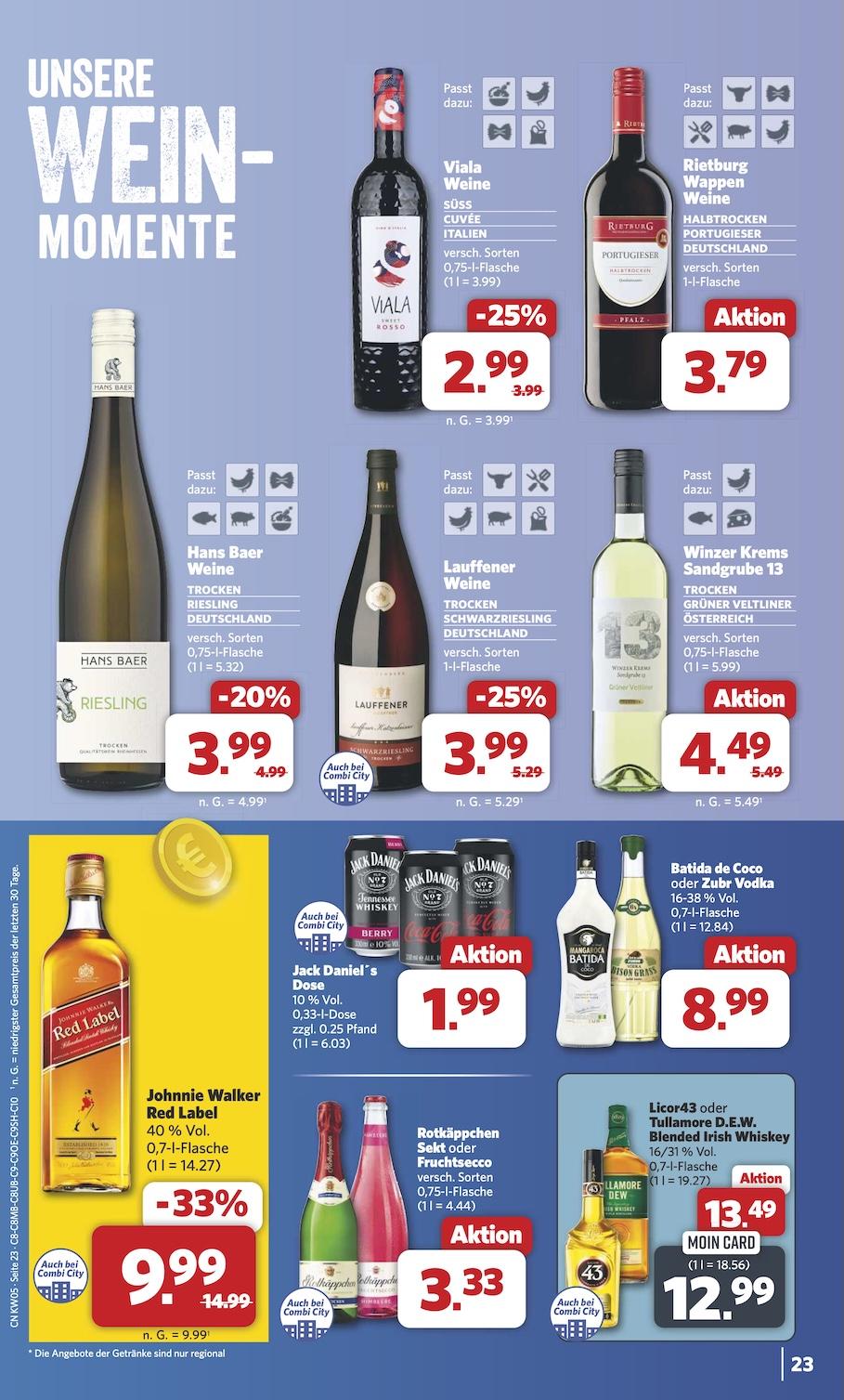 Combi Aktueller Prospekt ab Montag Seite 23