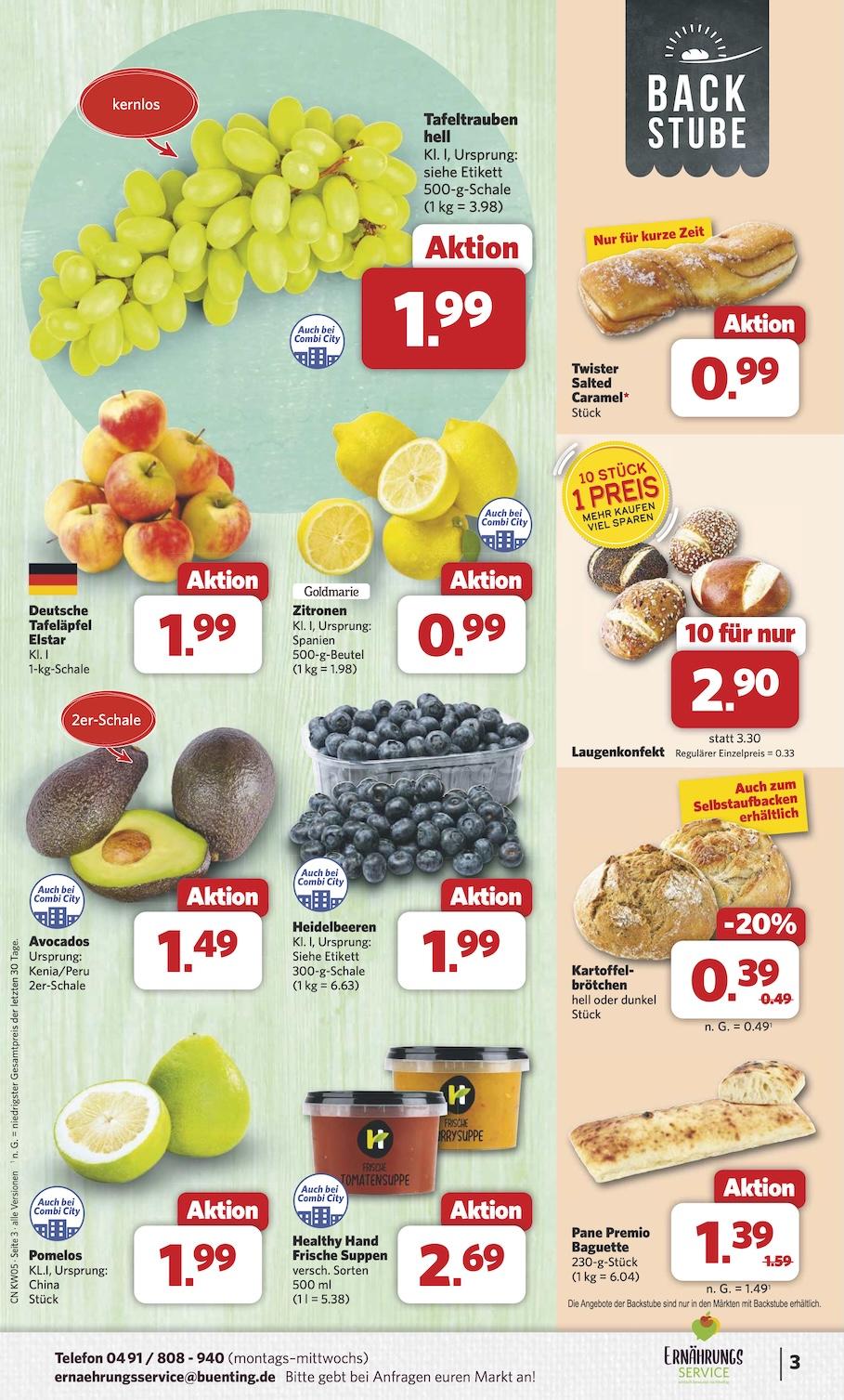 Combi Aktueller Prospekt ab Montag Seite 3