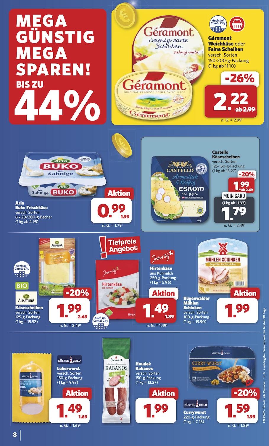 Combi Aktueller Prospekt ab Montag Seite 8
