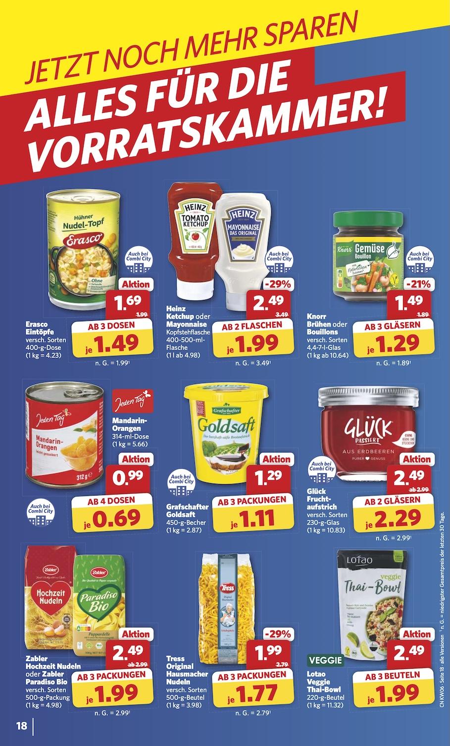 Combi Aktueller Prospekt ab Montag Seite 18