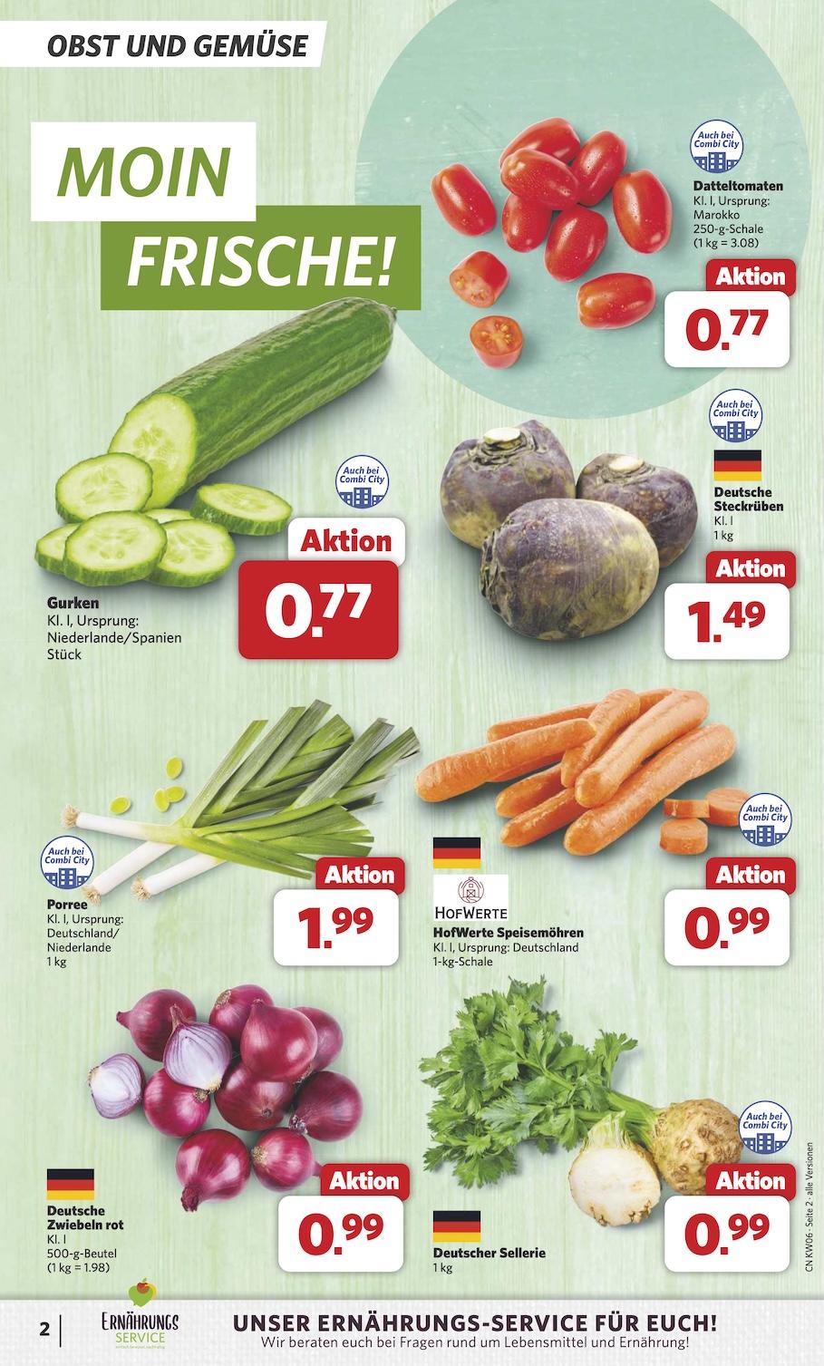 Combi Aktueller Prospekt ab Montag Seite 2