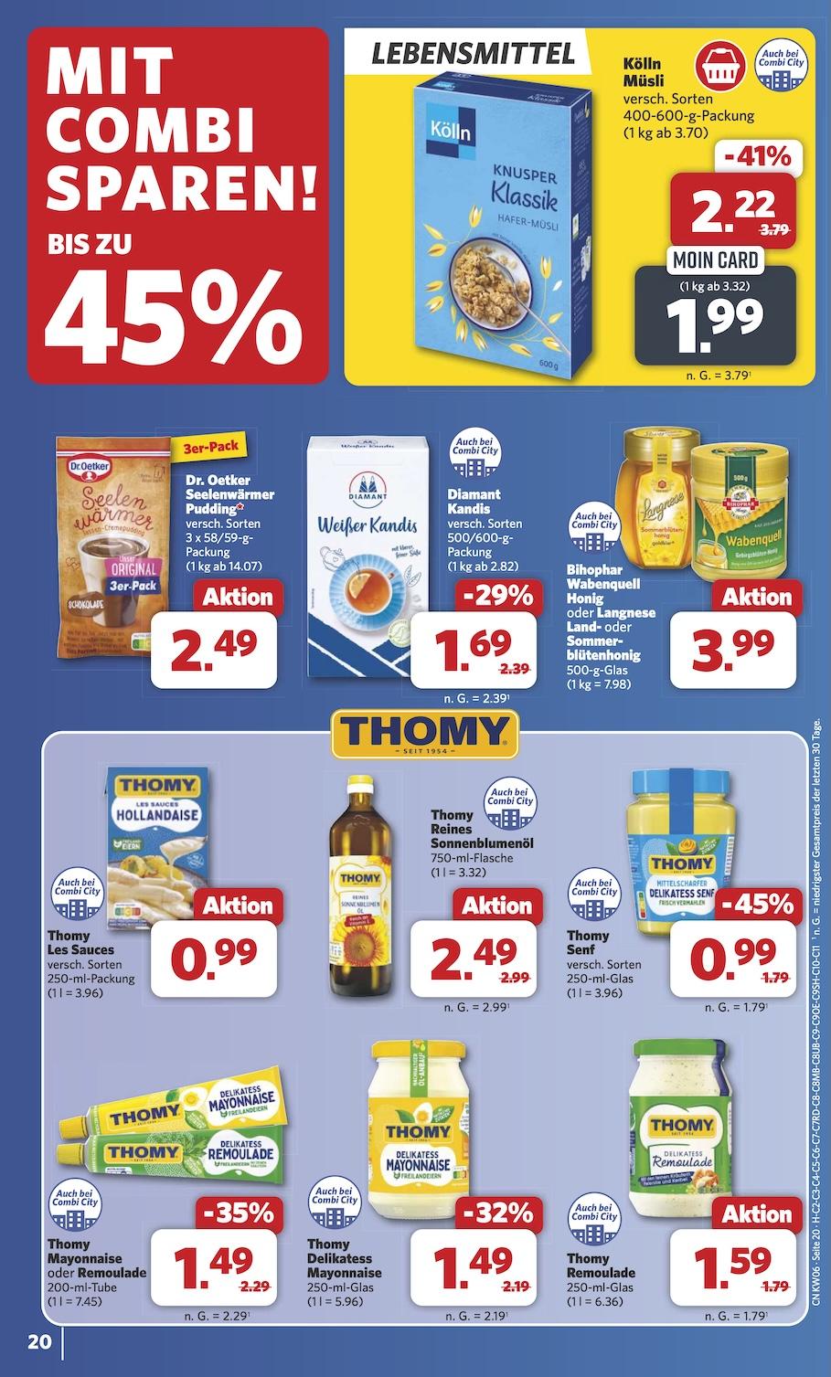 Combi Aktueller Prospekt ab Montag Seite 20