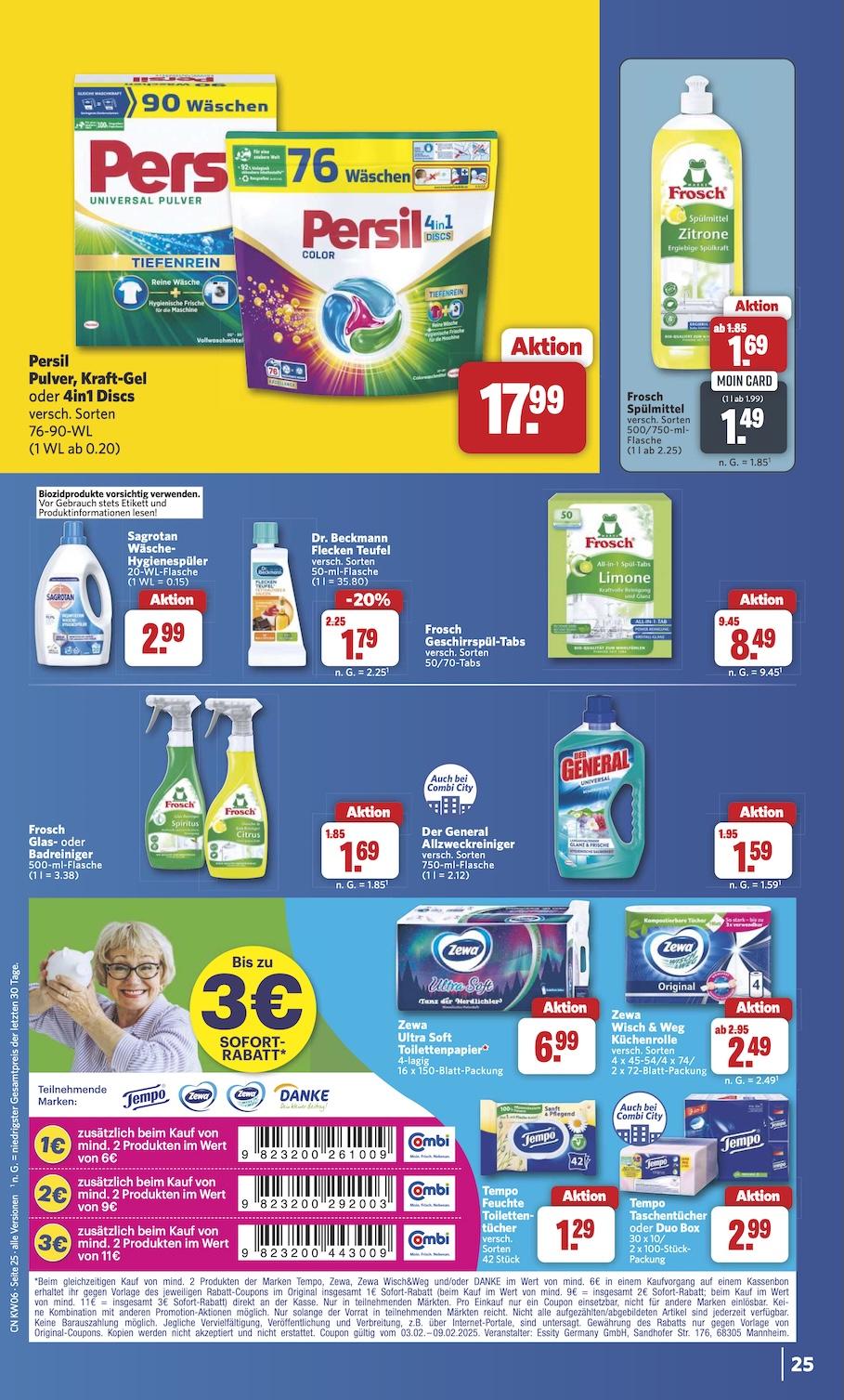 Combi Aktueller Prospekt ab Montag Seite 25