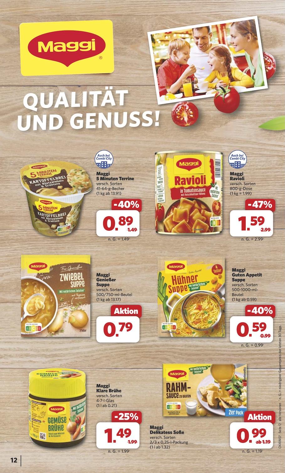 Combi Aktueller Prospekt ab Montag Seite 12