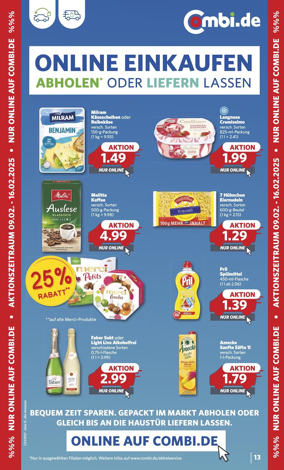 Combi Aktueller Prospekt ab Montag Seite 13