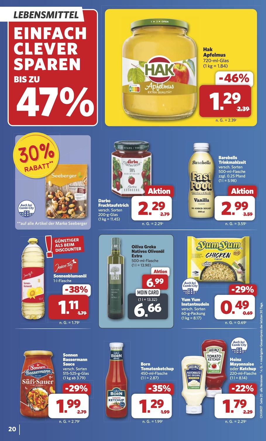 Combi Aktueller Prospekt ab Montag Seite 20