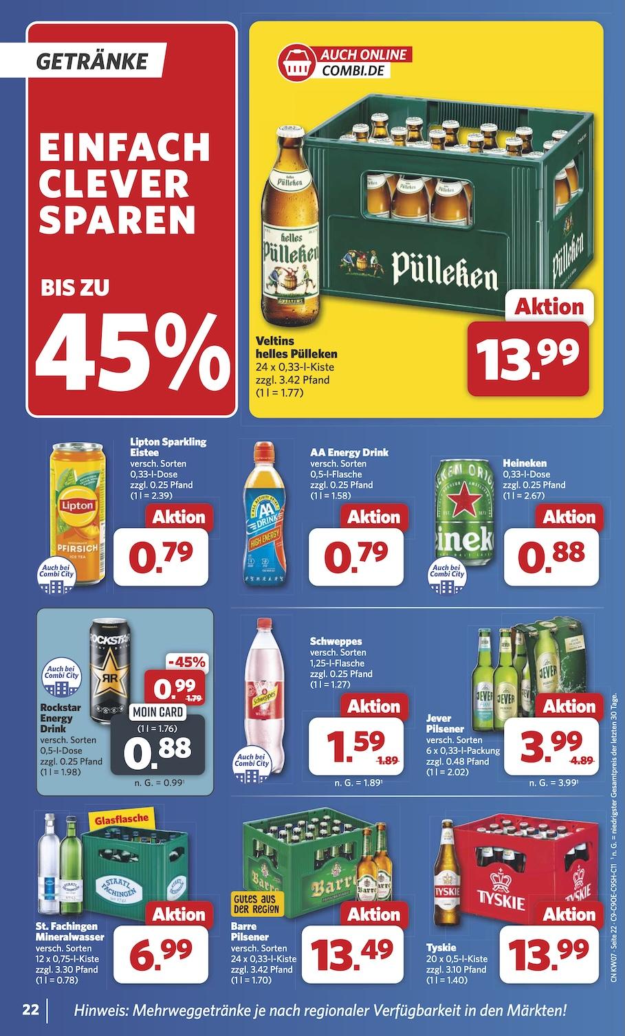 Combi Aktueller Prospekt ab Montag Seite 22
