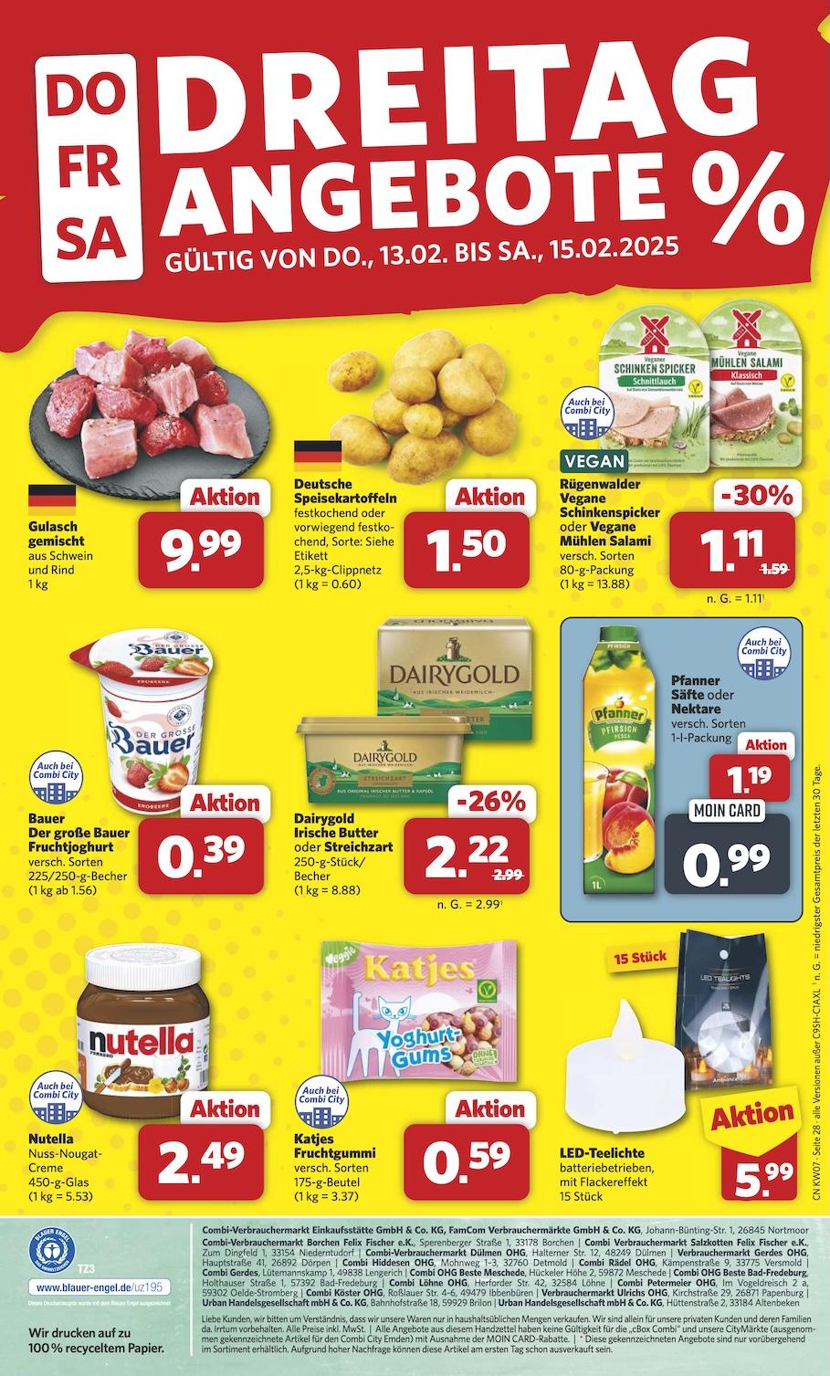 Combi Aktueller Prospekt ab Montag Seite 28