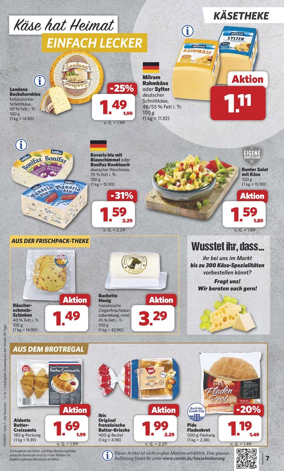 Combi Aktueller Prospekt ab Montag Seite 7