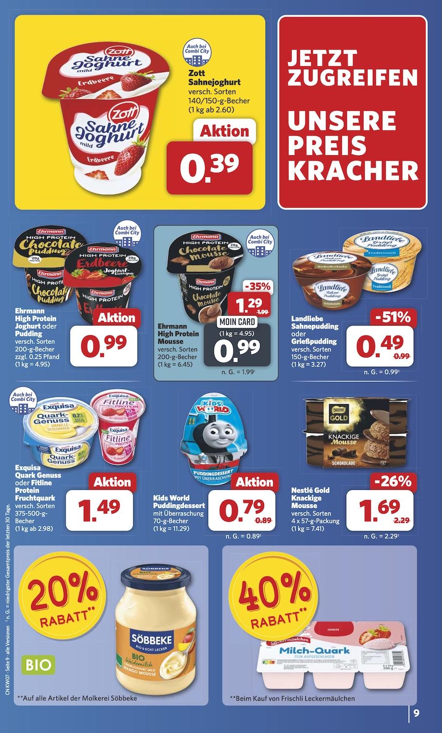 Combi Aktueller Prospekt ab Montag Seite 9