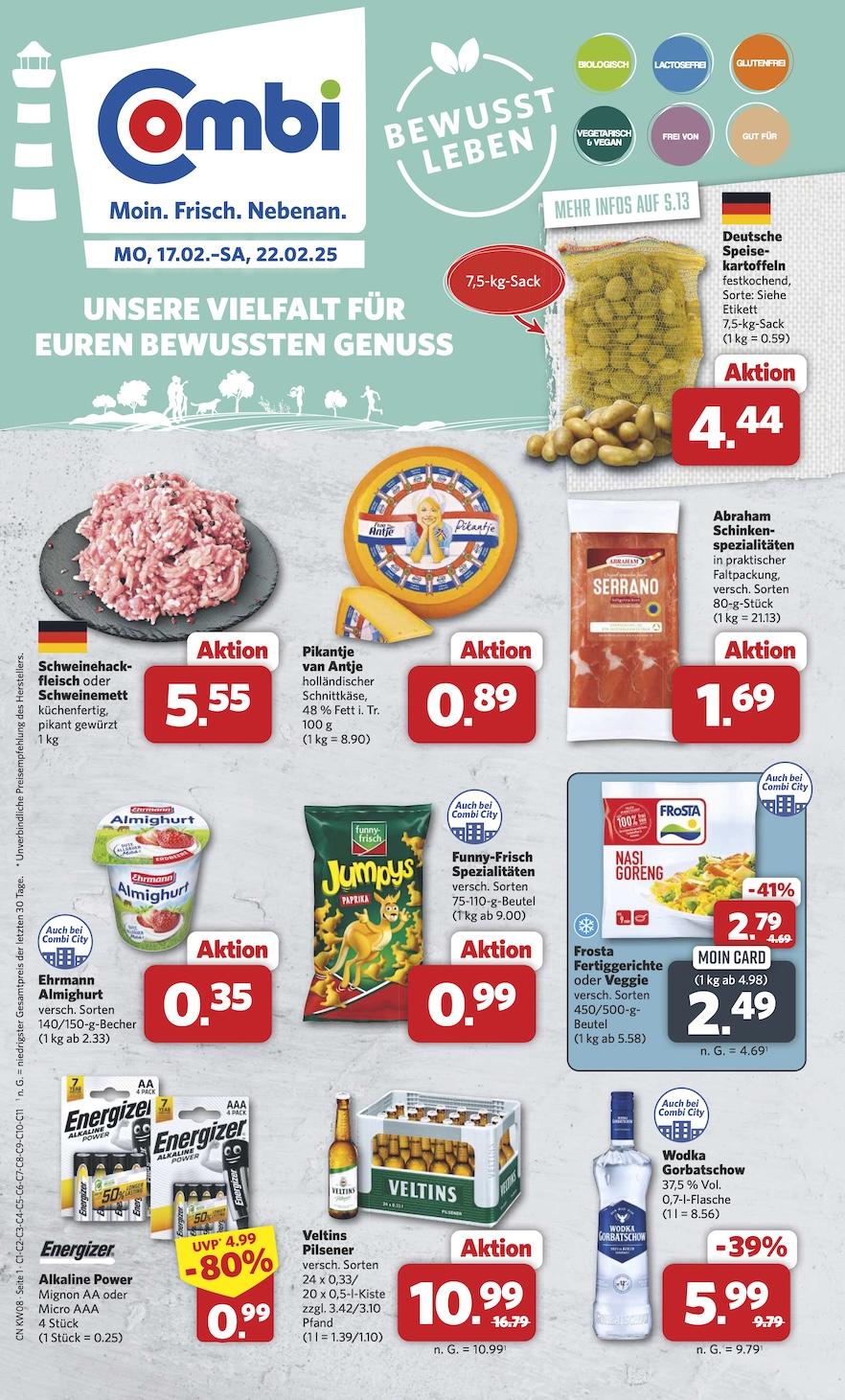 Combi Aktueller Prospekt ab Montag Seite 1