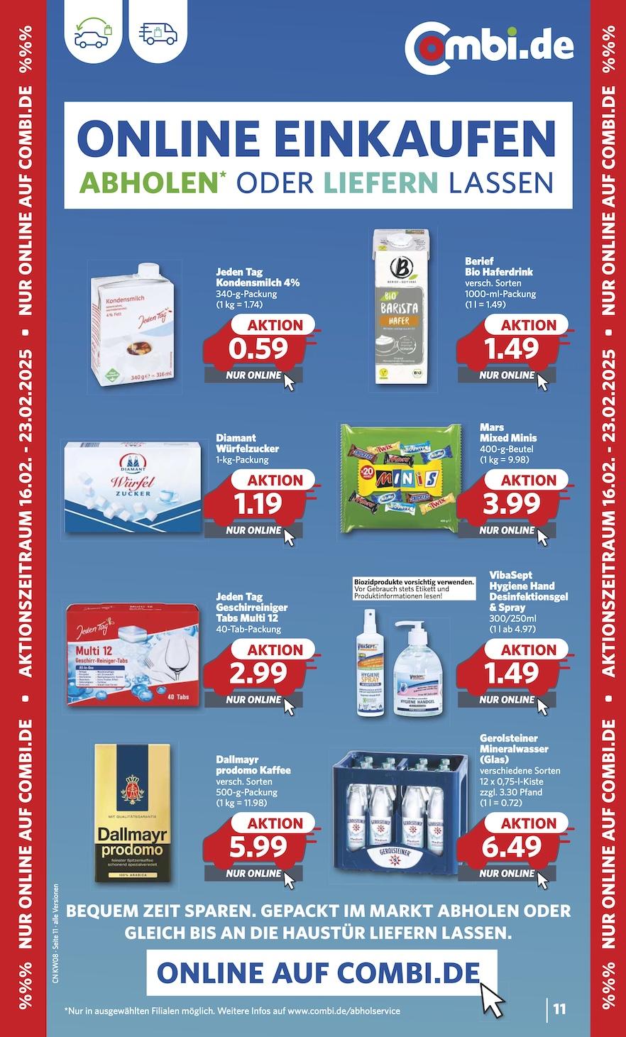 Combi Aktueller Prospekt ab Montag Seite 11