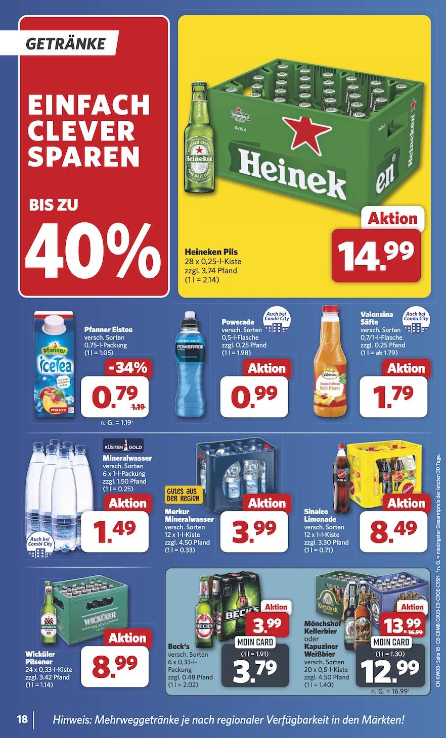 Combi Aktueller Prospekt ab Montag Seite 18