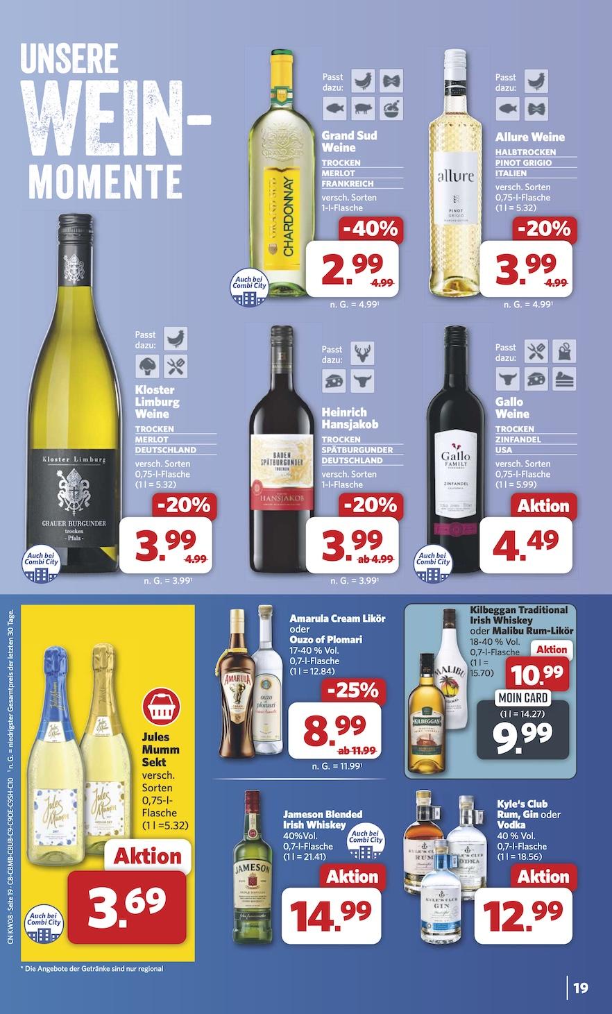 Combi Aktueller Prospekt ab Montag Seite 19