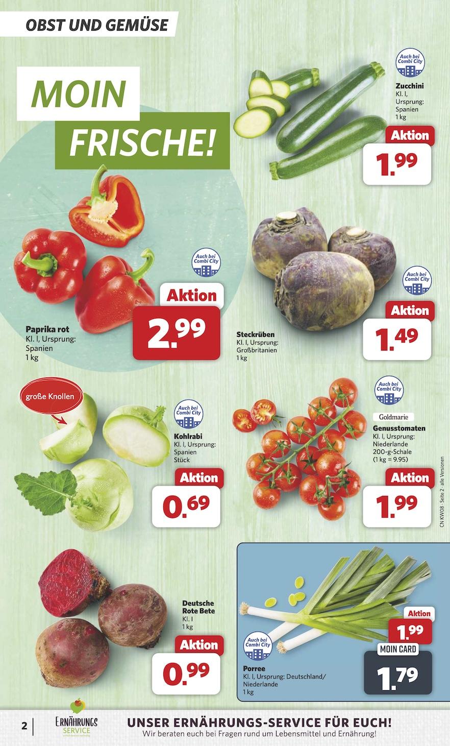 Combi Aktueller Prospekt ab Montag Seite 2