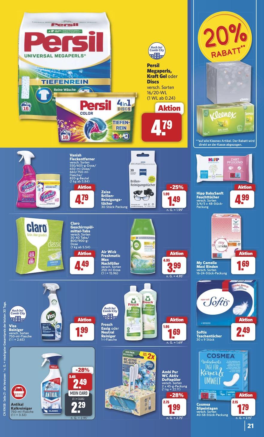Combi Aktueller Prospekt ab Montag Seite 21