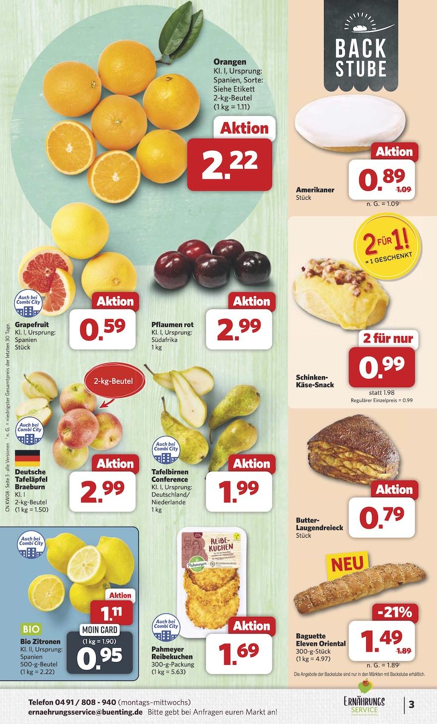 Combi Aktueller Prospekt ab Montag Seite 3