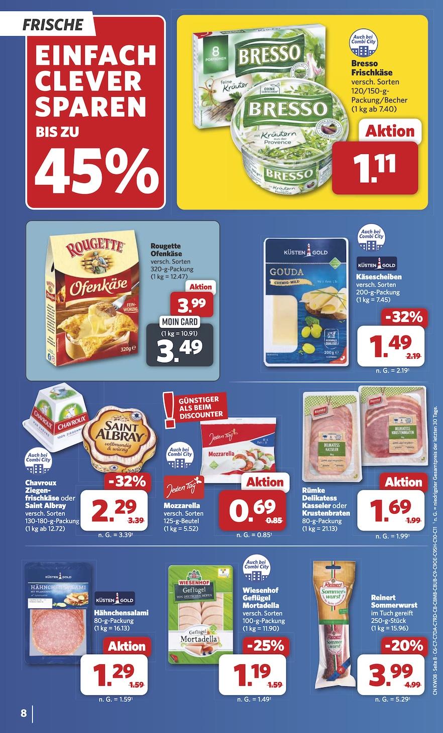 Combi Aktueller Prospekt ab Montag Seite 8