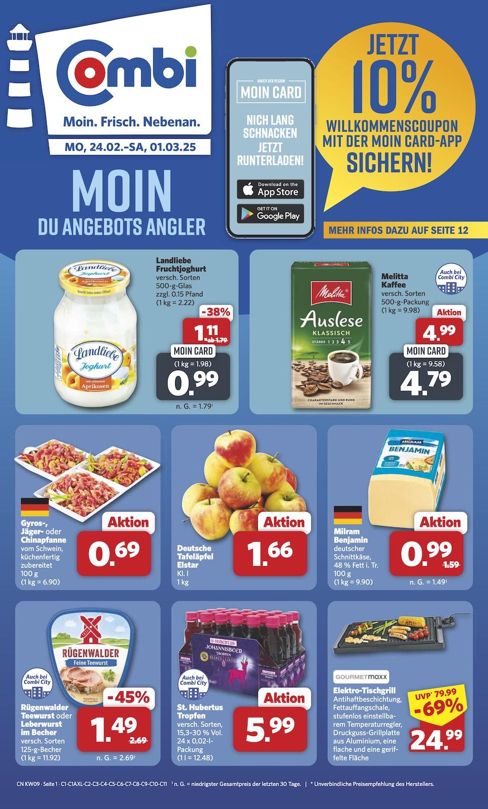 Combi Aktueller Prospekt ab Montag Seite 1