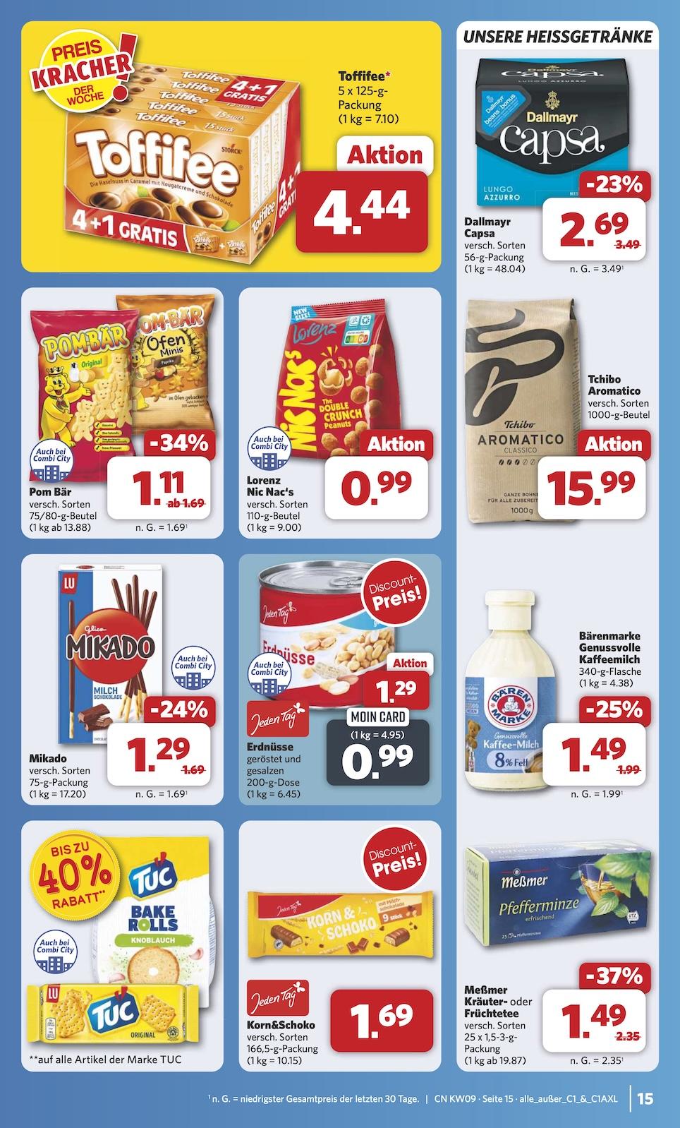 Combi Aktueller Prospekt ab Montag Seite 15