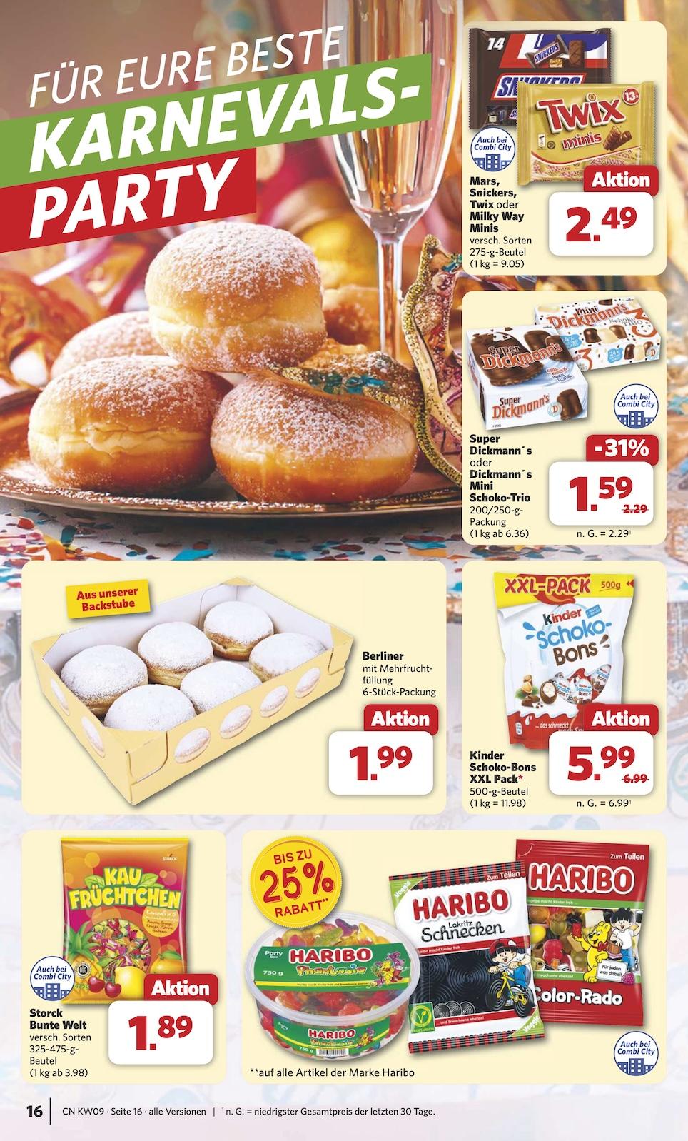 Combi Aktueller Prospekt ab Montag Seite 16