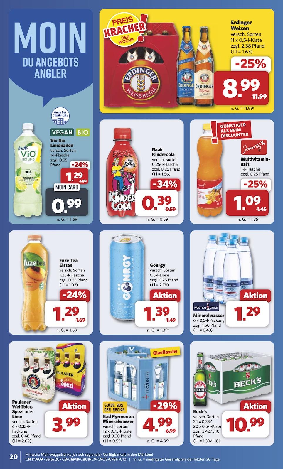 Combi Aktueller Prospekt ab Montag Seite 20