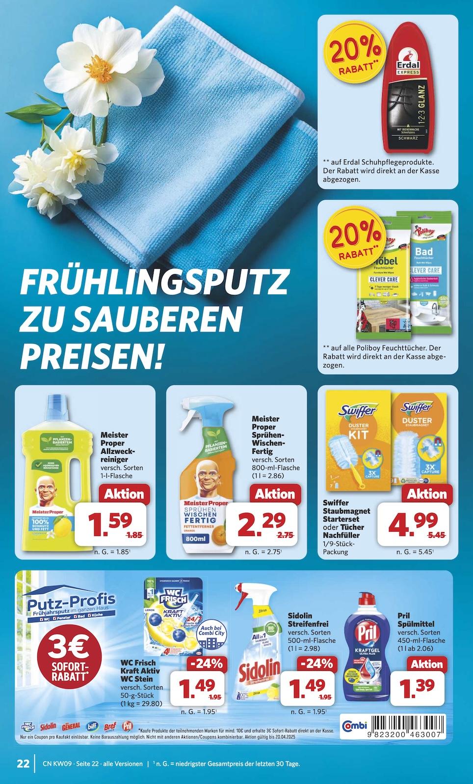 Combi Aktueller Prospekt ab Montag Seite 23