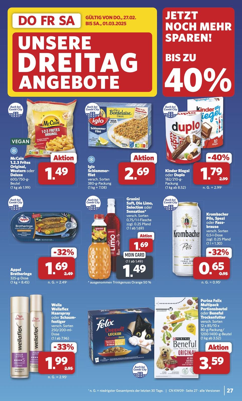 Combi Aktueller Prospekt ab Montag Seite 29