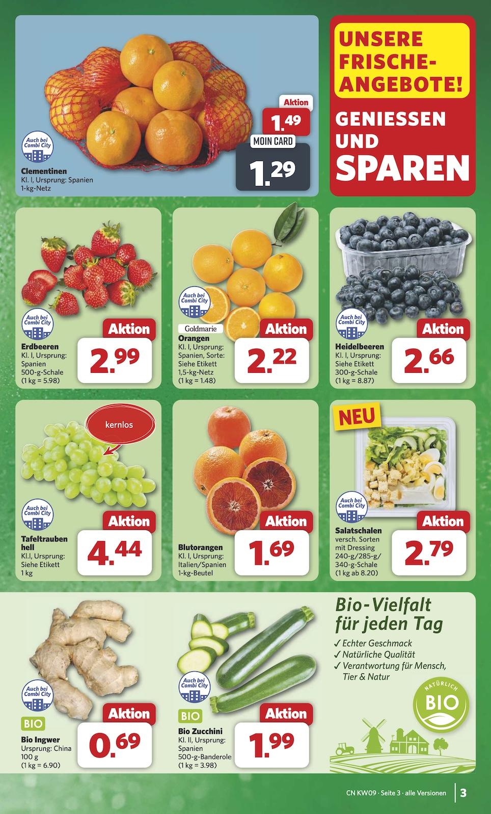 Combi Aktueller Prospekt ab Montag Seite 3