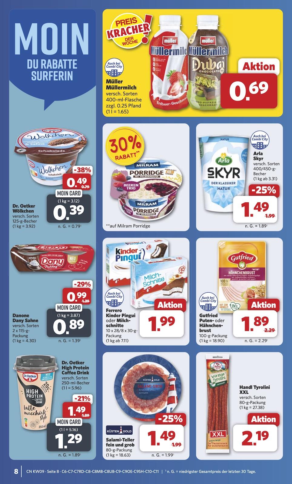 Combi Aktueller Prospekt ab Montag Seite 8