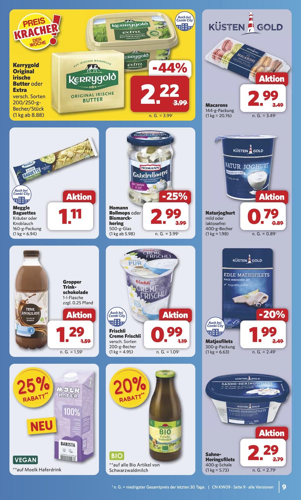 Combi Aktueller Prospekt ab Montag Seite 9