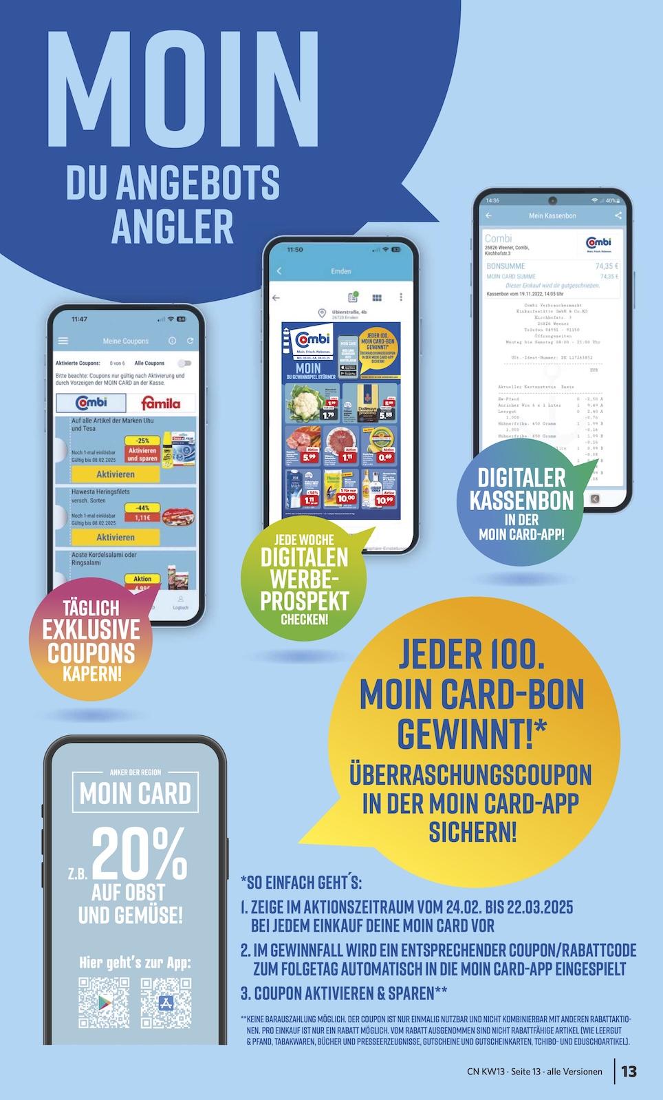 Combi Aktueller Prospekt ab Montag Seite 13