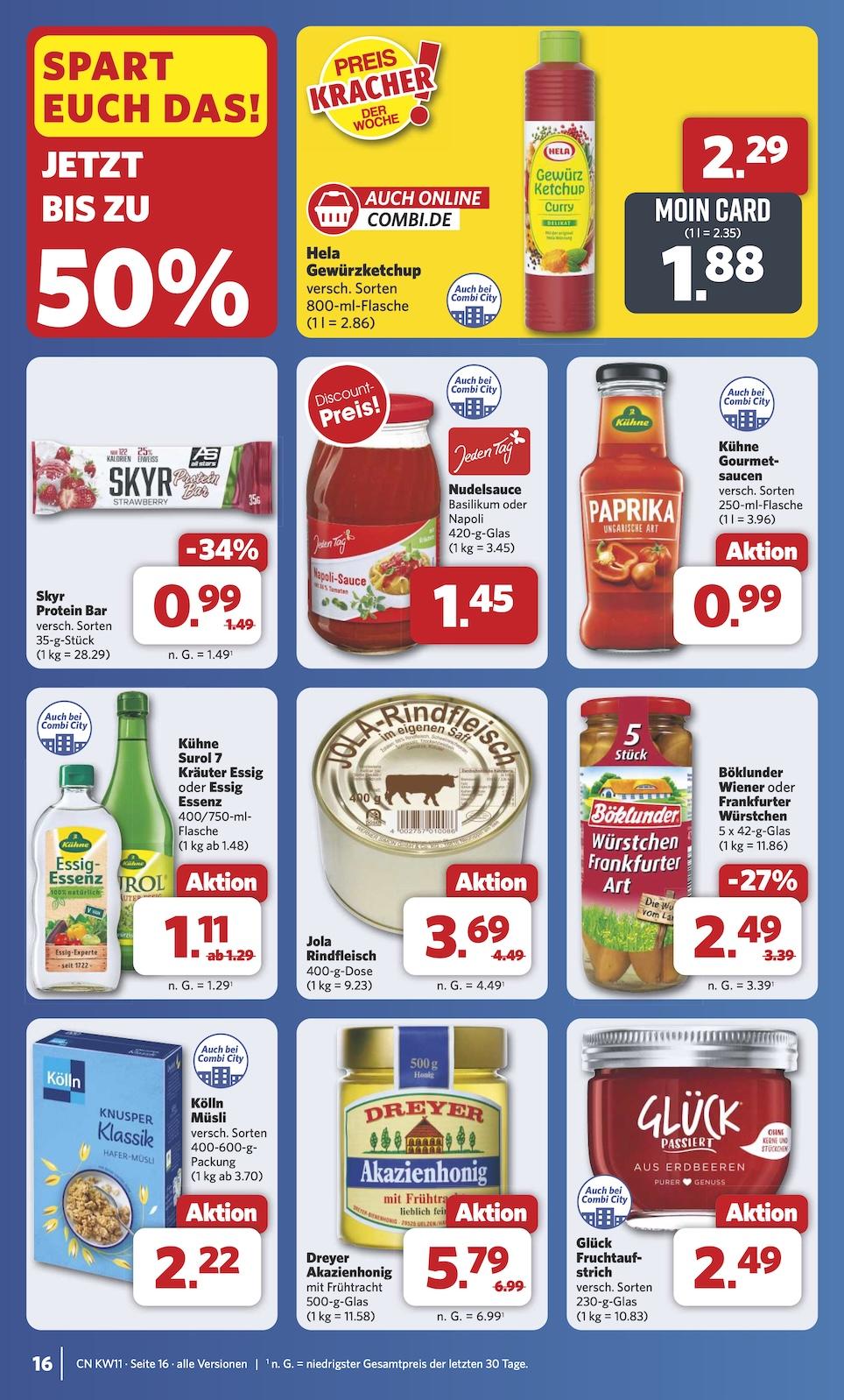 Combi Aktueller Prospekt ab Montag Seite 17