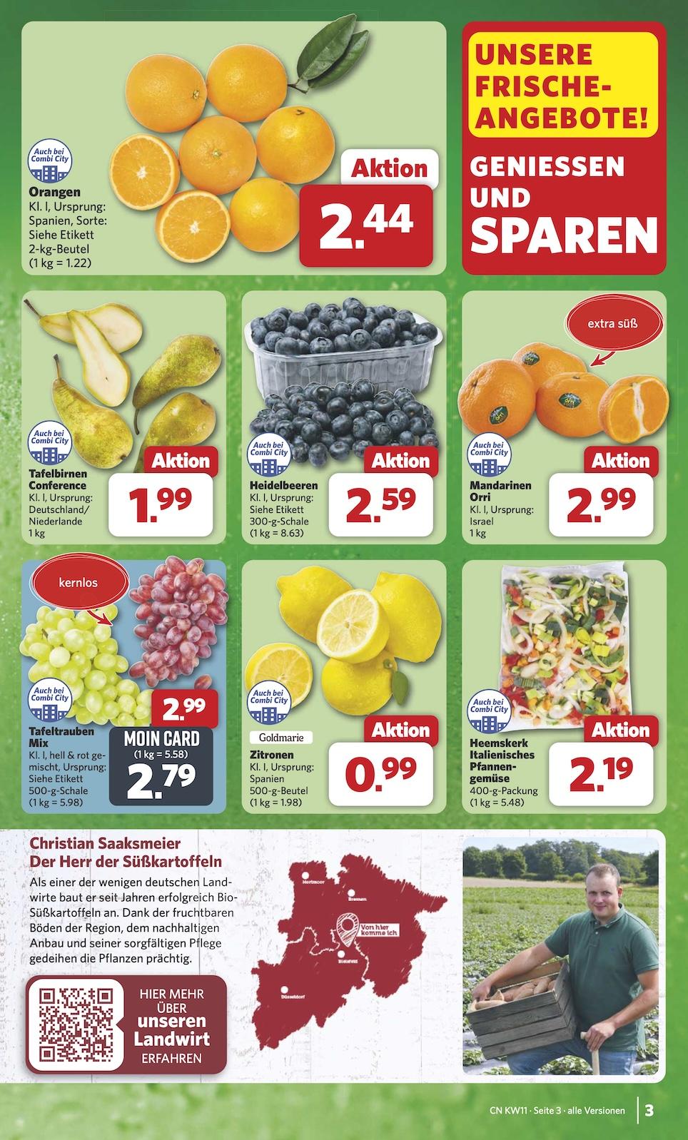 Combi Aktueller Prospekt ab Montag Seite 3
