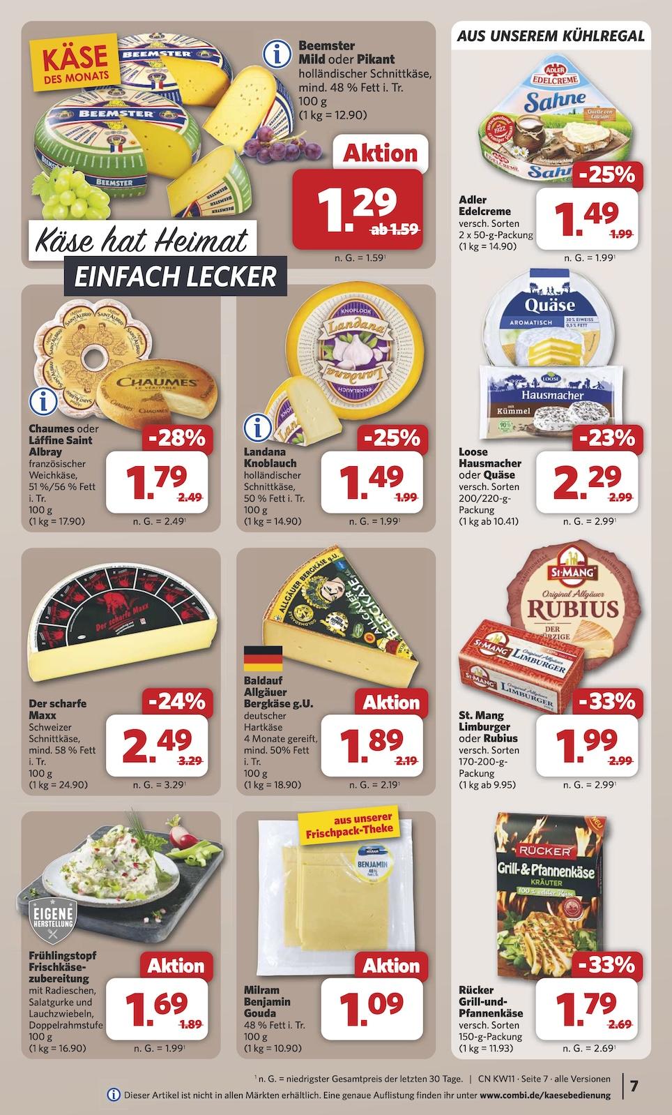Combi Aktueller Prospekt ab Montag Seite 7