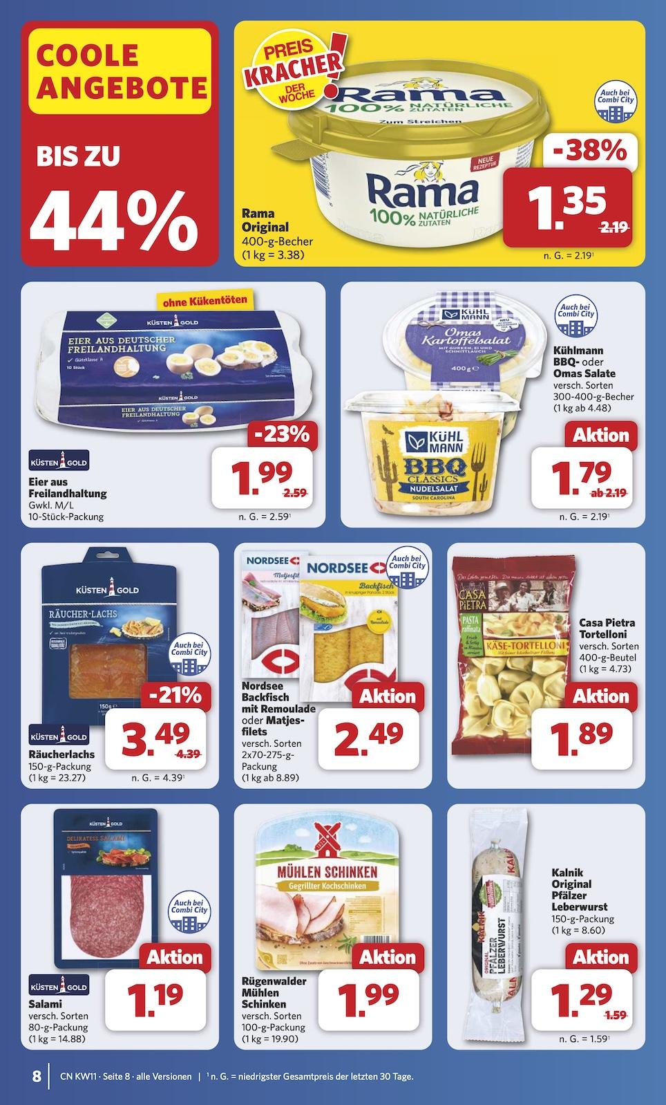 Combi Aktueller Prospekt ab Montag Seite 8