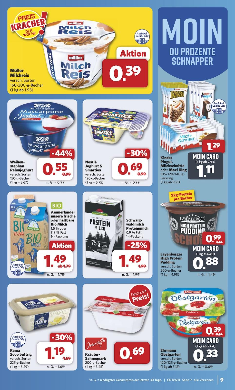 Combi Aktueller Prospekt ab Montag Seite 9