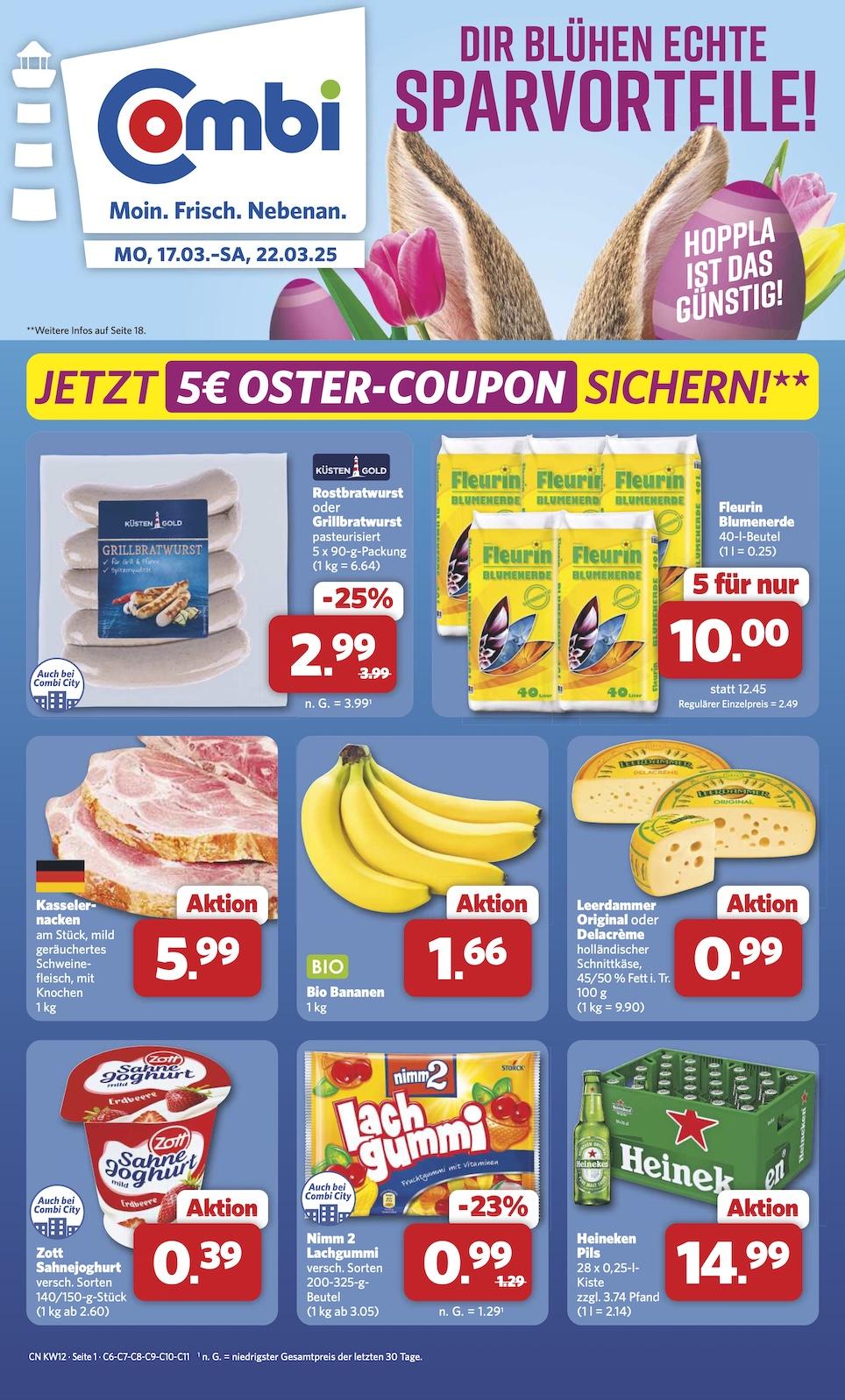 Combi Aktueller Prospekt ab Montag Seite 1
