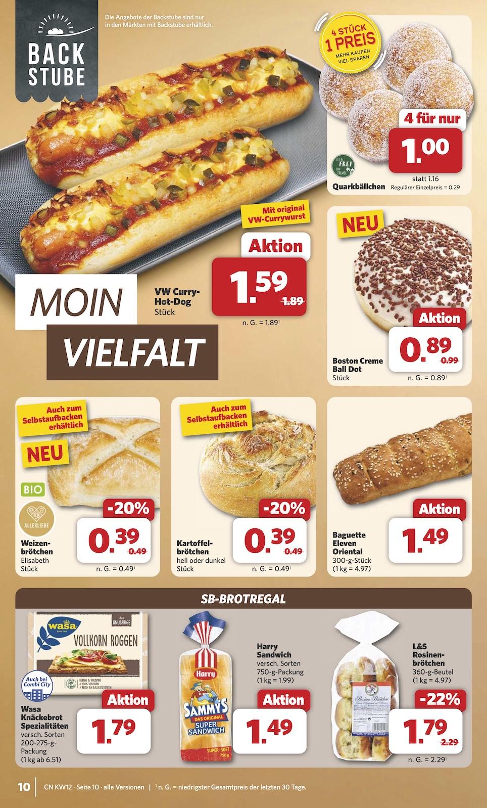 Combi Aktueller Prospekt ab Montag Seite 10