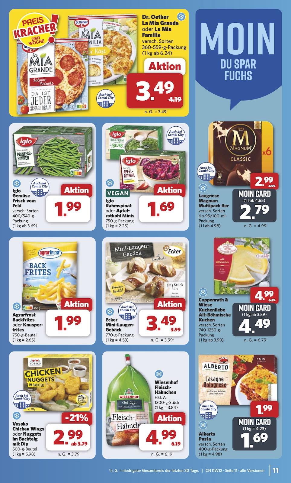 Combi Aktueller Prospekt ab Montag Seite 11
