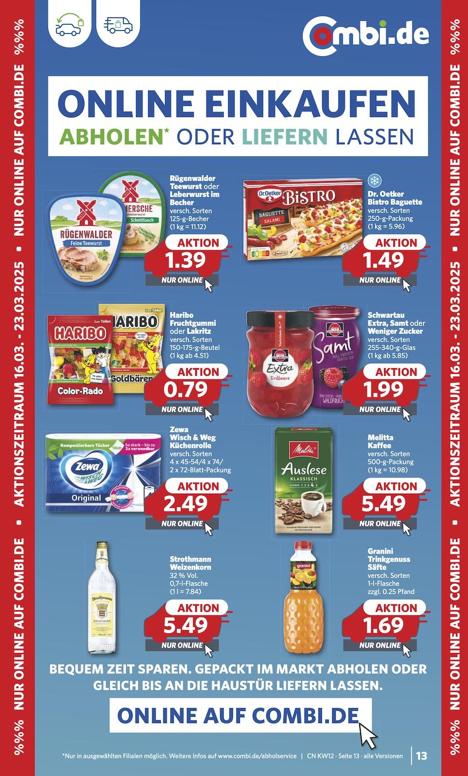 Combi Aktueller Prospekt ab Montag Seite 13