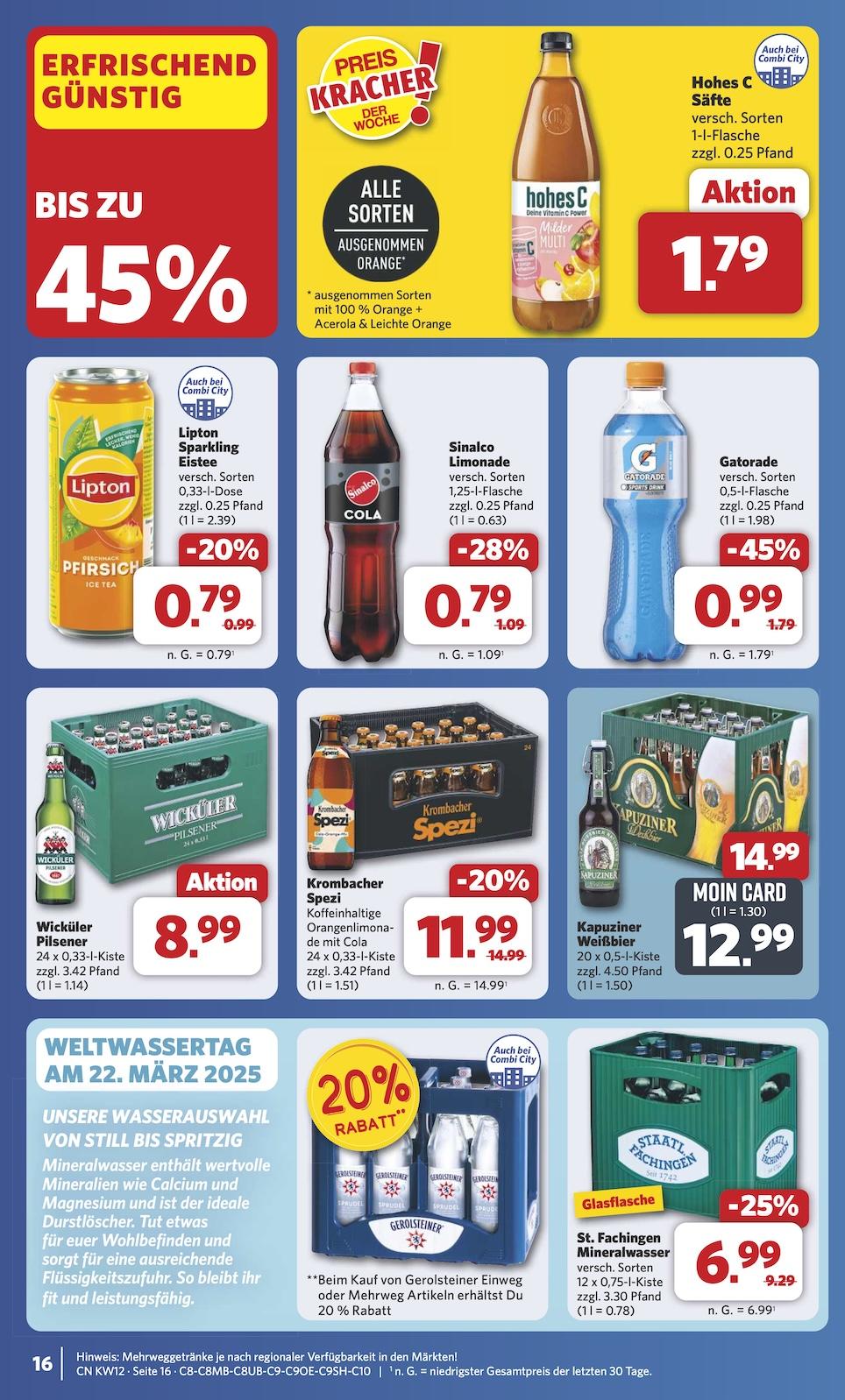 Combi Aktueller Prospekt ab Montag Seite 18